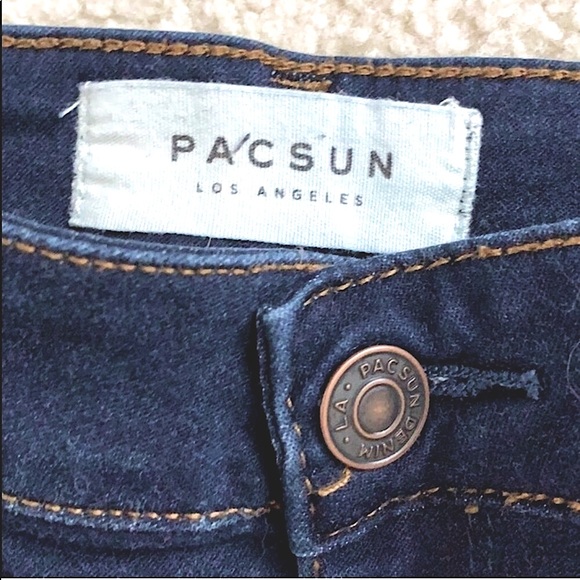🆕🔥PAC-SUN/HIGHRISE/DARK DENIMN/JEGGINGS REAL CUTE&SOO SOFT&CONTOURING FIT NWOT - Picture 5 of 7